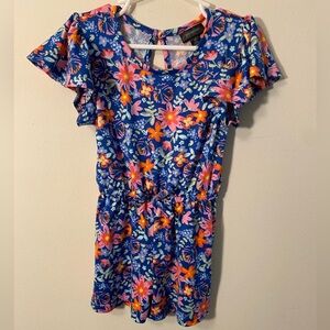 Girls Romper size 4t with flowers